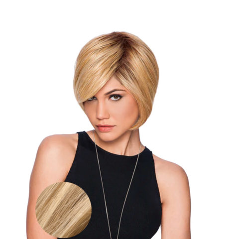 Hairdo Bob Layered Light Blonde Wig With Brown Root