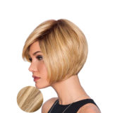 Hairdo Bob Layered Light Blonde Wig With Brown Root