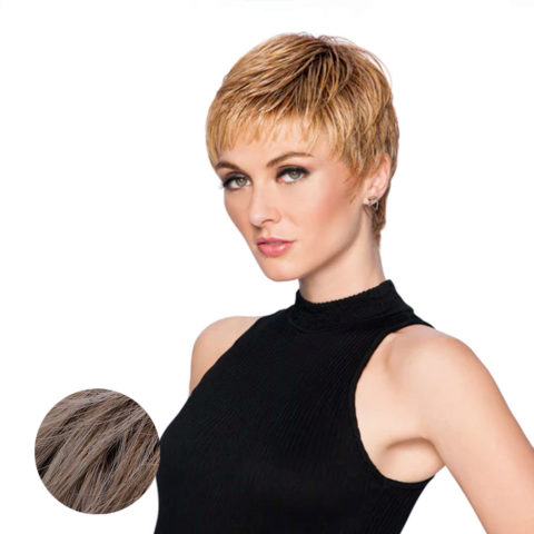 Hairdo Textured Cut Light Ash Blonde Wig With Brown Root