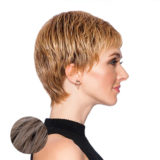 Hairdo Textured Cut Light Ash Blonde Wig With Brown Root