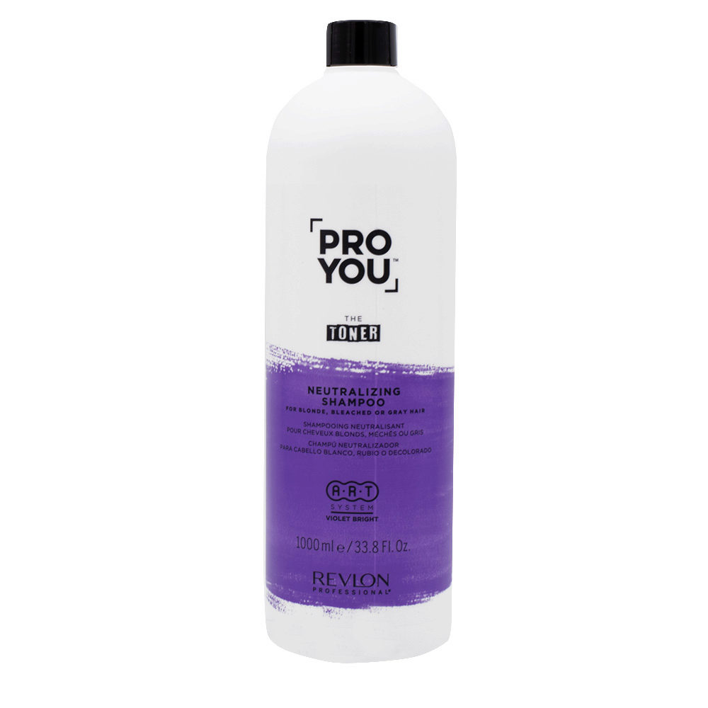 Revlon Pro You The Toner Anti-yellow Shampoo for Blonde Hair 1000ml