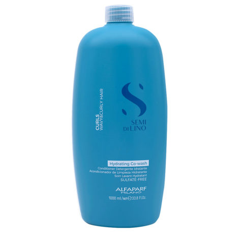 Alfaparf Milano Semi di Lino Curls Hydrating Co-Wash 1000ml - moisturizing cleansing conditioner