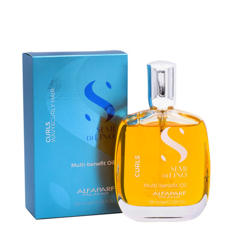 Alfaparf Milano Semi di Lino Curls Multi Benefit Oli 100ml -  moisturizing oil for curly hair