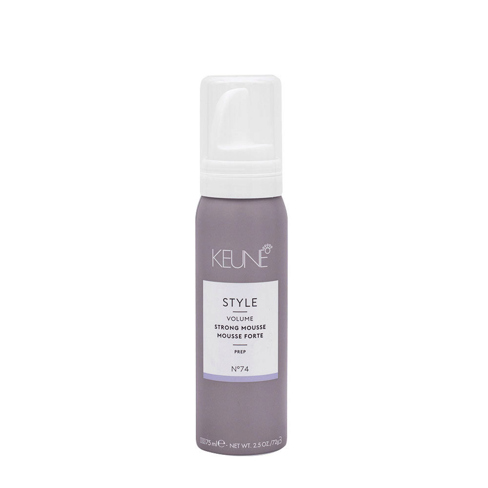 Keune Style Volume Strong Mousse N.74, 75ml - strong volumizing mousse