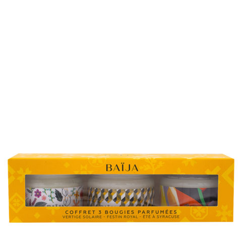 Baija Paris Gift Box with 3 Scented Candles 3x50gr