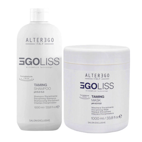 Alterego Egoliss Kit Antifrizz Smoothing Shampoo 1000ml And Mask 1000ml