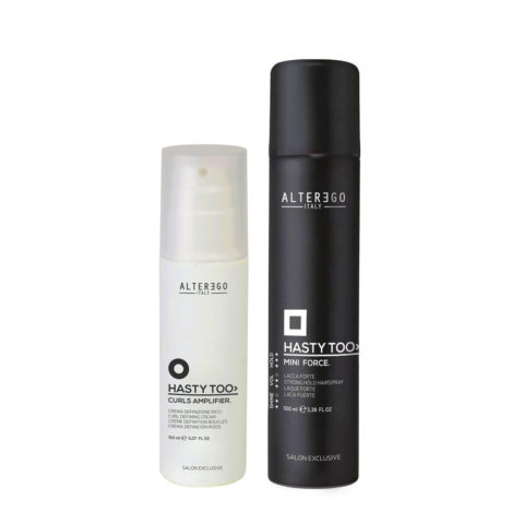 Alterego Styling Curly Amplifier 150ml and Strong Spray 100ml