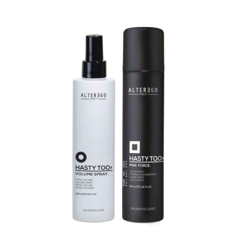 Alterego Styling Spray Volume Fine Hair 200ml and Strong Spray 100ml