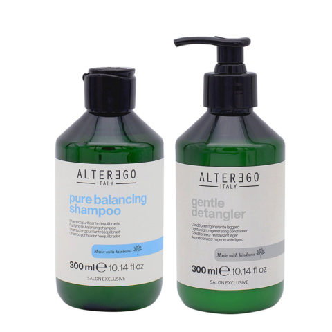Alterego Kit Oily Scalp Shampoo 300ml and Detangling Conditioner 300ml
