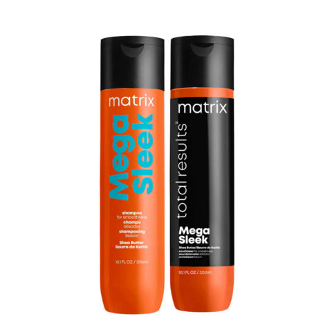 Matrix Mega Sleek Shampoo 300ml and Conditioner 300ml Antifrizz