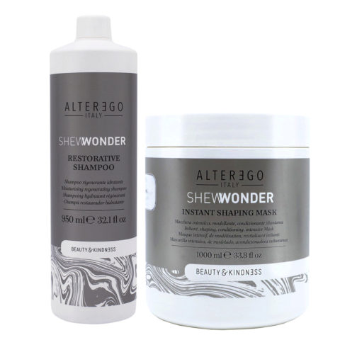 Alterego Shewonder for all hair types Shampoo 950ml Mask 1000ml