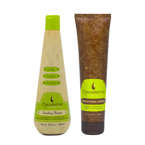 Macadamia Frizzy Hair Kit Anti-Frizz Shampoo 300ml and Anti-Frizz Mask 148ml