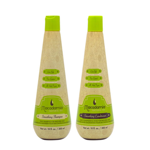 Macadamia Frizzy Hair Kit, Shampoo 300ml and Conditioner 300ml