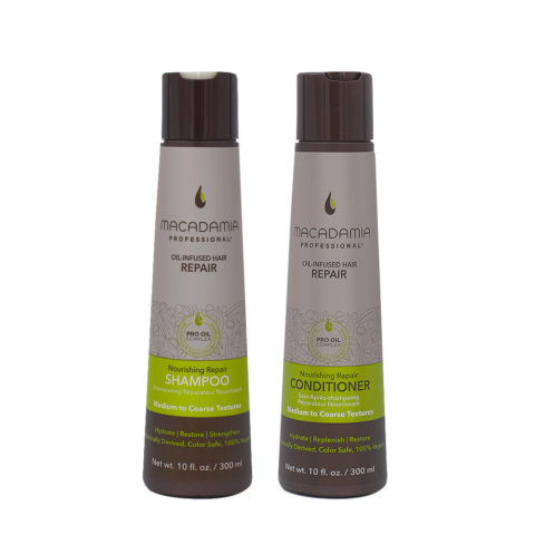 Macadamia Set Damaged Hair Shampoo 300ml and Conditioner 300ml