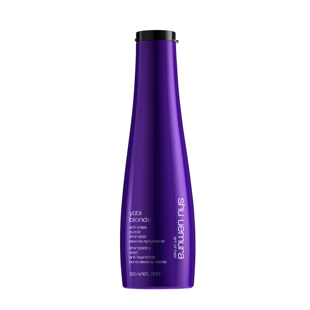 Shu Uemura Yubi Blonde Anti-Brass Purple Shampoo 300ml - anti-yellow shampoo for blond hair