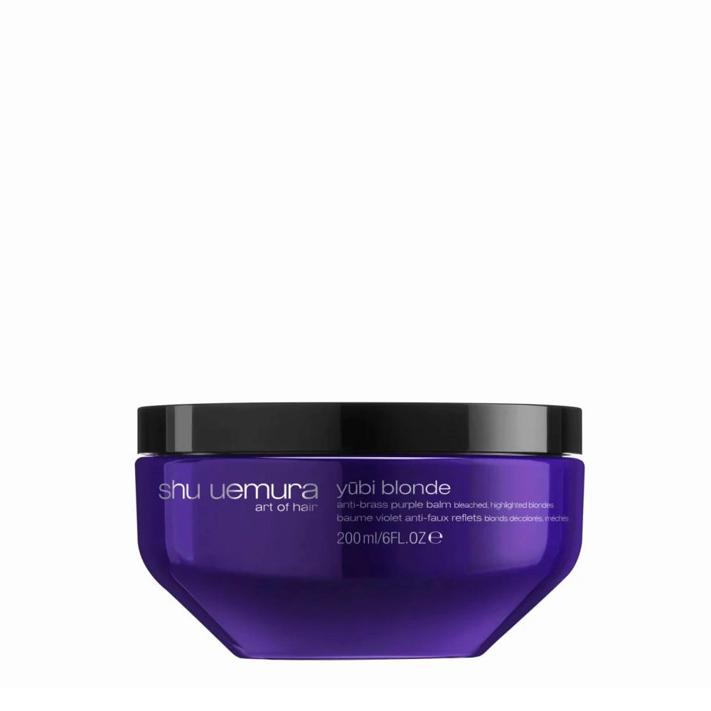 Shu Uemura Yubi Blonde Anti-Brass Purple Balm 200ml -anti-yellow mask for blond hair