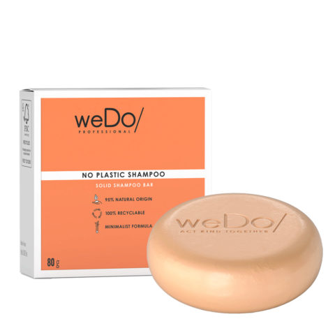 weDo No Plastic Solid shampoo for normal or damaged hair 80gr