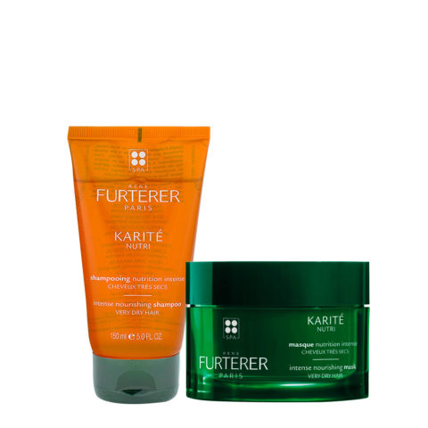 René Furterer Karité Moisturizing Shampoo 150ml and Mask 200ml