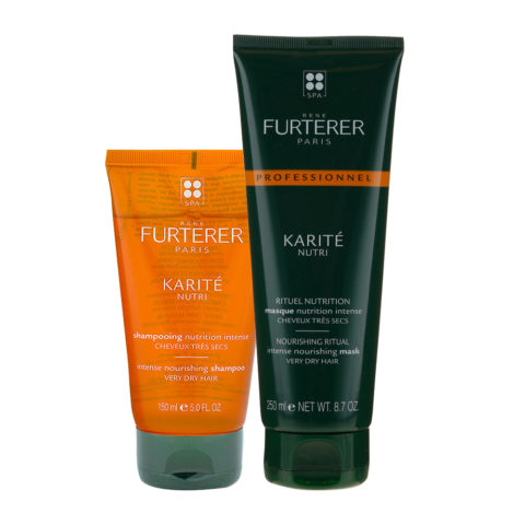 René Furterer Karité Moisturizing Shampoo 150ml and Mask 250ml
