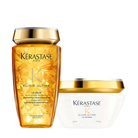 Kerastase Elixir Ultime Shampoo 250ml Mask 200ml