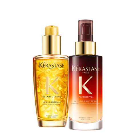 Kerastase Elixir Ultime Oil 100ml Nutritive Night Serum 90ml