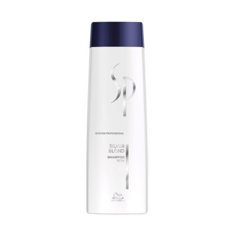 Wella SP Expert Kit Silver Blond Shampoo 250ml - anti-yellow shampoo for blond and grey hair