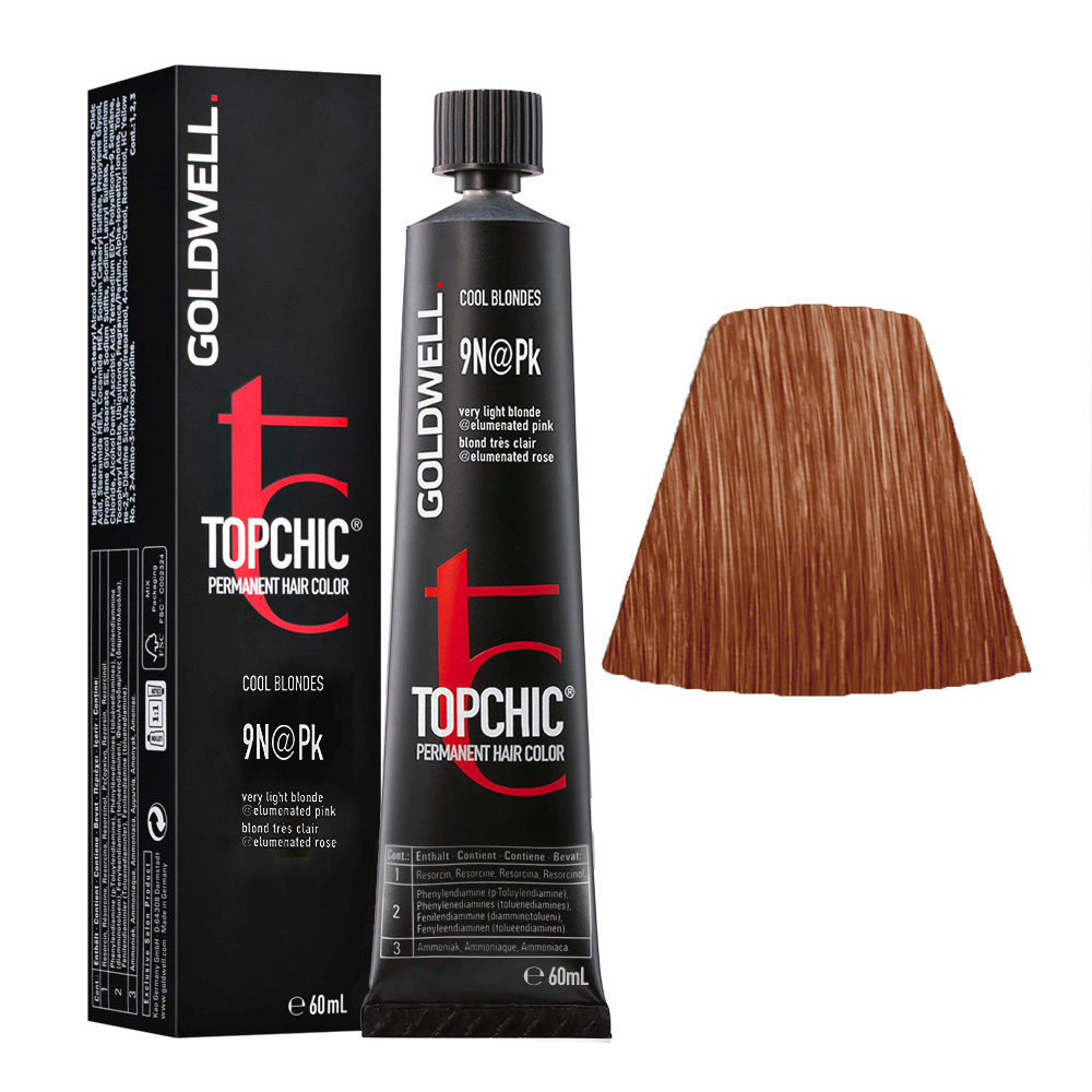 9N @ Pk Light Blonde Pink Goldwell Topchic Tube 60ml