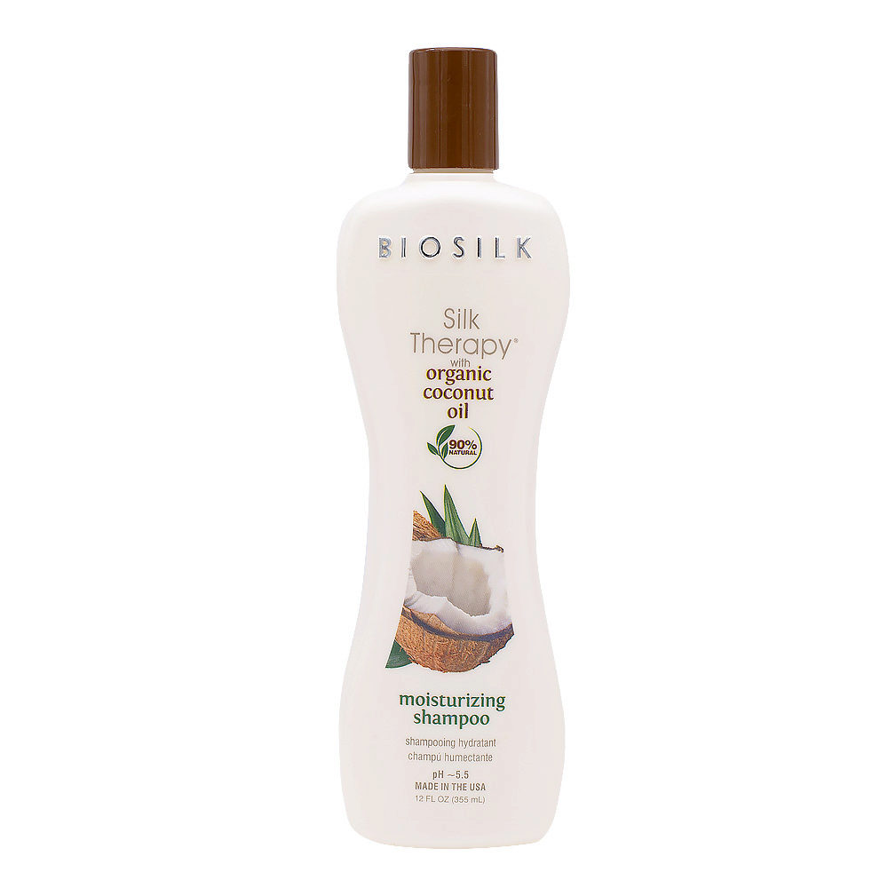 Biosilk Silk Therapy Moisturizing Shampoo With Coconut Oil 355ml
