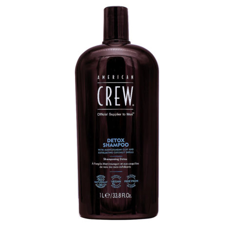 American Crew Detox Detoxifying Exfoliating Shampoo 1000ml