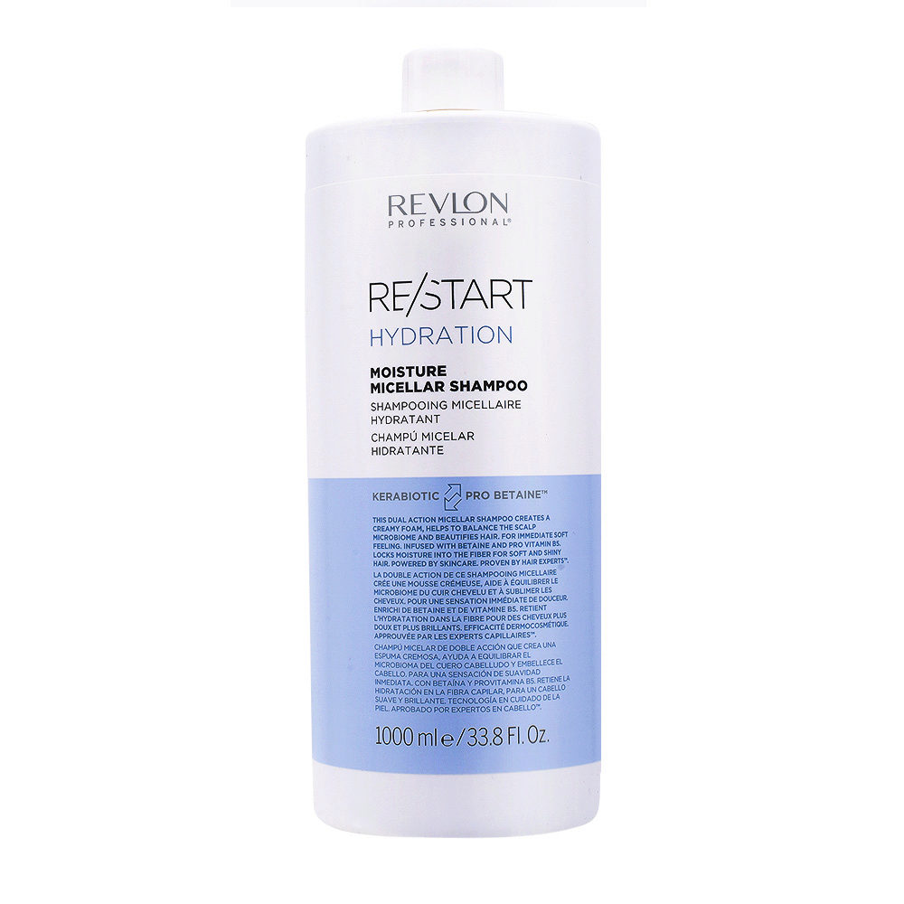 Hair Revlon | Micellar Hydration Restart Gallery Moisture Shampoo 1000ml