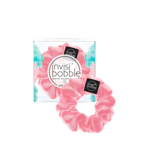 Invisibobble Sprunchie Pastel Pink Velvet Vintage Hair Tie