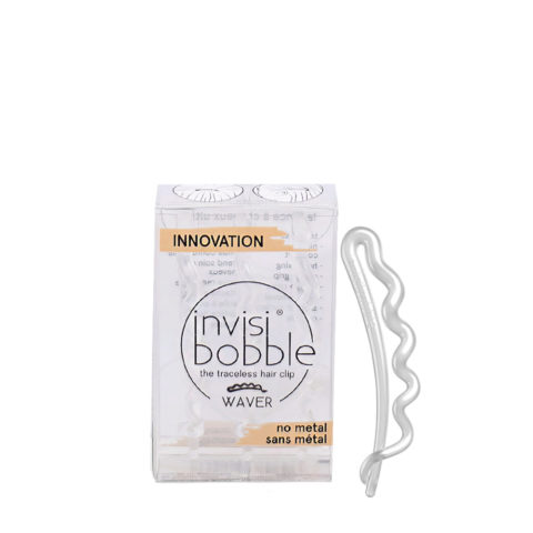 Invisibobble Waver Crystal Clear - small transparent hairpin for hairstyle