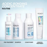 Redken Acidic Bonding Concentrate Shampoo 300ml - fortifying shampoo for damaged hair