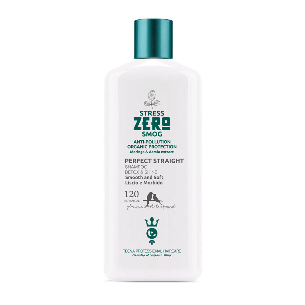 Tecna Zero Perfect Straight Shampoo 400ml - detoxifying shampoo