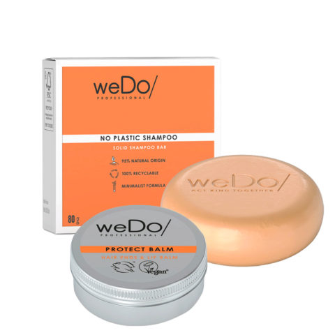 weDo No Plastic Solid shampoo 80gr + Balm 25gr