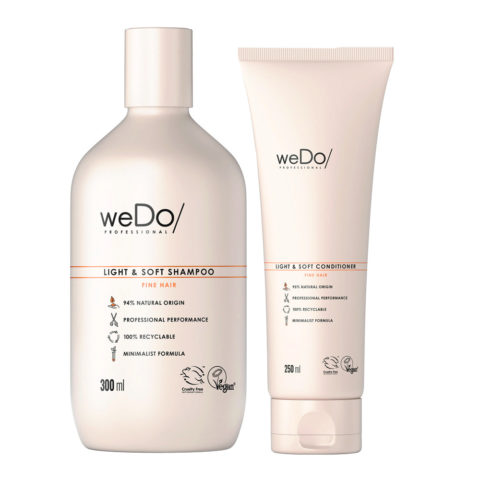 weDo Light & Soft Shampoo 300ml + Conditioner 250ml
