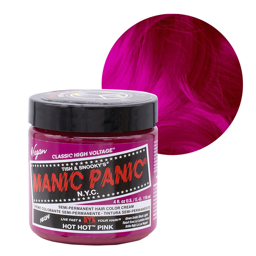 Manic Panic Hot Hot Pink Semi Permanent Cream Hair Color