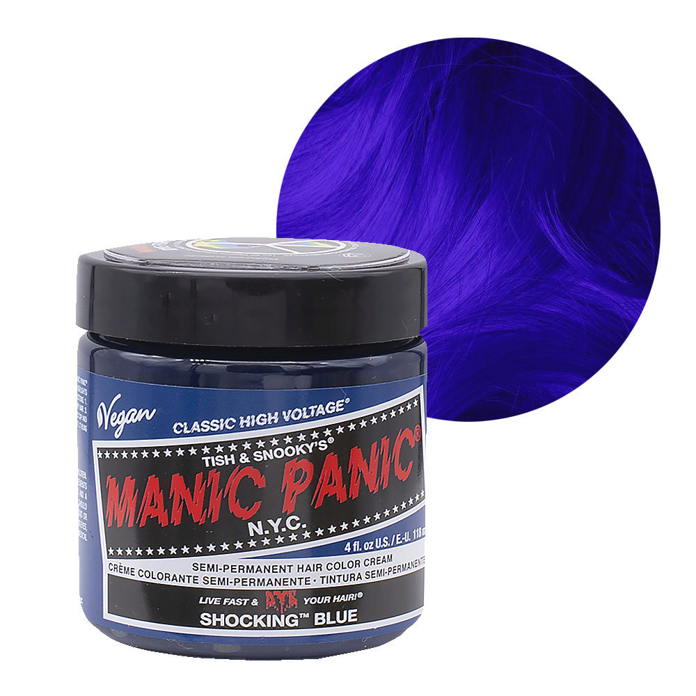 Manic Panic Classic High Voltage Shocking Blue 118ml - Semi-Permanent  Coloring Cream | Hair Gallery
