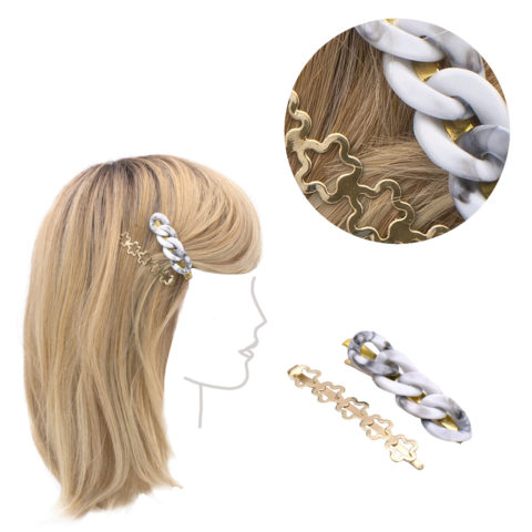 VIAHERMADA Set of two Clip Rings and Flowers