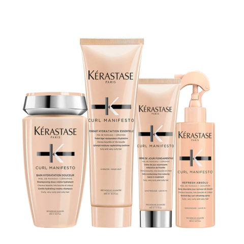 Kerastase Curl Manifesto Shampoo 250ml Conditioner 250 ml Cream 150ml Spray 190ml