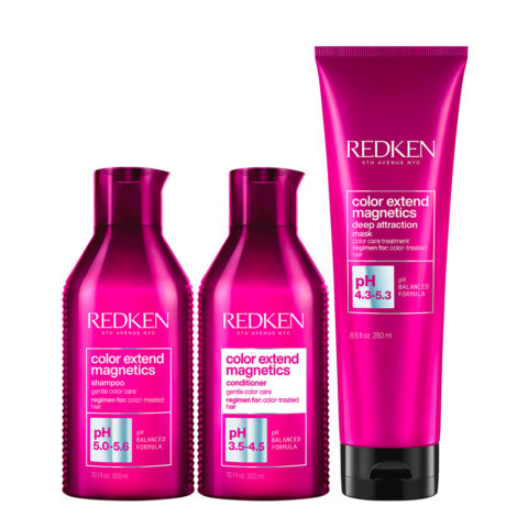 Redken Color Extend Magnetics Shampoo 300ml Conditioner 300ml Mask 250ml