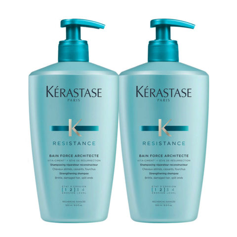 Kerastase Résistance Bain Force Architecte 500ml X2