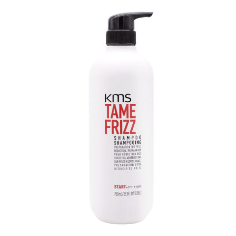 KMS Tame Frizz Shampoo 750ml - anti-frizz shampoo for medium-thick hair