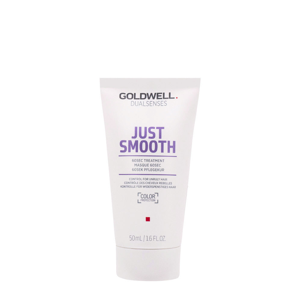 Goldwell Dualsenses Just Smooth 60 sec Treatment 50ml - treatment for unruly and frizzy hair