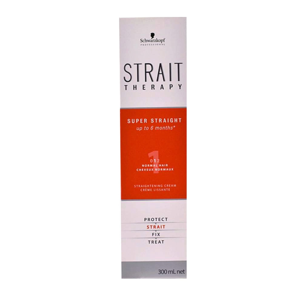 Schwarzkopf Strait Styling Therapy Straightening Curly Hair 0 300 Ml - Straightening system for normal hair