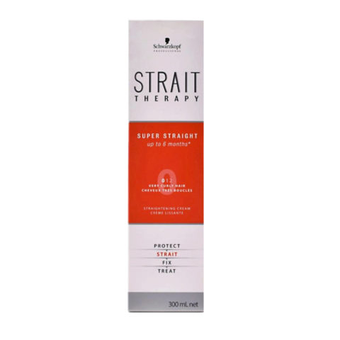 Schwarzkopf Strait Styling Therapy Straightening Normal Hair 0 300 Ml - straightening system for curly hair