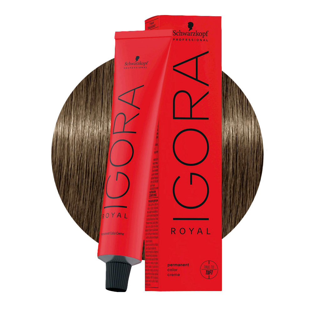 Schwarzkopf Igora Royal 7-24 Medium Ash Blonde Beige 60ml  - permanent coloring