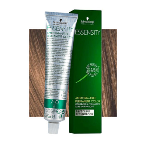 Schwarzkopf Essensity 7-0 Medium Blonde 60ml - permanent color without ammonia
