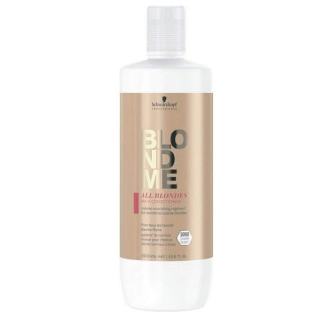 Schwarzkopf BlondeMe All Blondes Rich Conditioner 1000ml - conditioner for thick blond hair