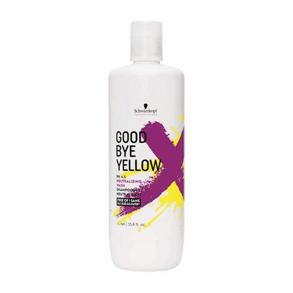 Schwarzkopf Goodbye Yellow 1000ml - neutralizing shampoo